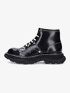 Tread Lace-Up  Worker Boots Black - ALEXANDER MCQUEEN - BALAAN 2