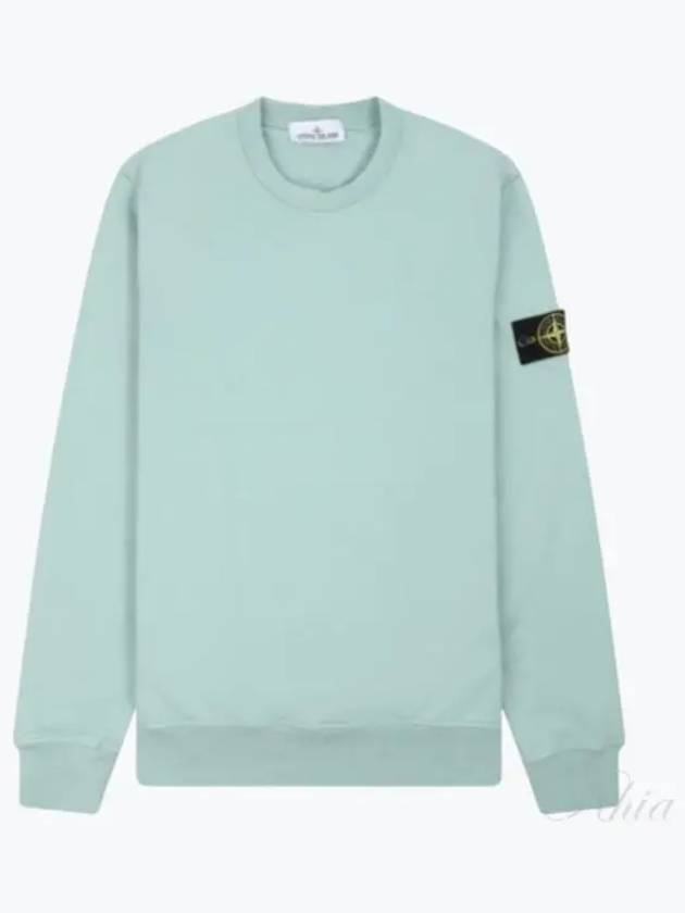 Wappen Patch Garment Dyed Sweatshirt Green - STONE ISLAND - BALAAN 2