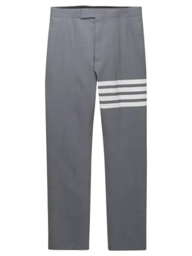 Diagonal Stripe Plain Weaving Wool Slacks Men s Suit Pants - THOM BROWNE - BALAAN 1