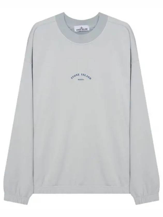 Marina Garment Dying Logo Sweatshirt Men - STONE ISLAND - BALAAN 1