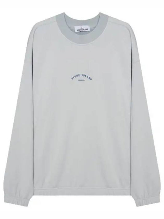 Marina Garment Dying Logo Sweatshirt Men - STONE ISLAND - BALAAN 1