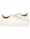 Deerskin Trainers Latex Sole Low Top Sneakers White - BRUNELLO CUCINELLI - BALAAN 3