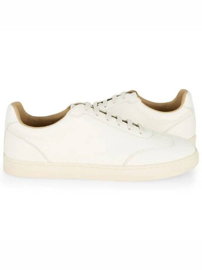 Deerskin Trainers Latex Sole Low Top Sneakers White - BRUNELLO CUCINELLI - BALAAN 2