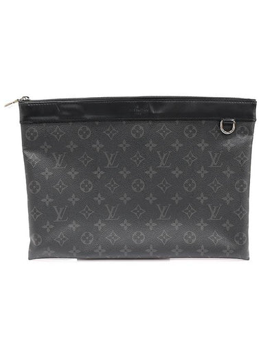 M62291 Monogram Eclipse Canvas Pochette Clutch - LOUIS VUITTON - BALAAN 1