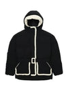 Shearling Michelin Hood Padding Black - IENKI IENKI - BALAAN 1