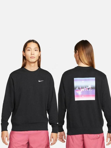 01DQ5278010NSW Jewel Light Crew TShirtBlack - NIKE - BALAAN 1