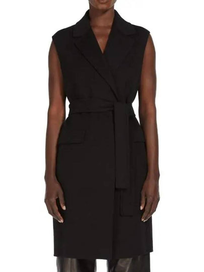 Women's Beau Wool Vest Black - MAX MARA - BALAAN 2