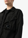 Tylon P Lens Overshirt Zip Up Jacket Black - CP COMPANY - BALAAN 5