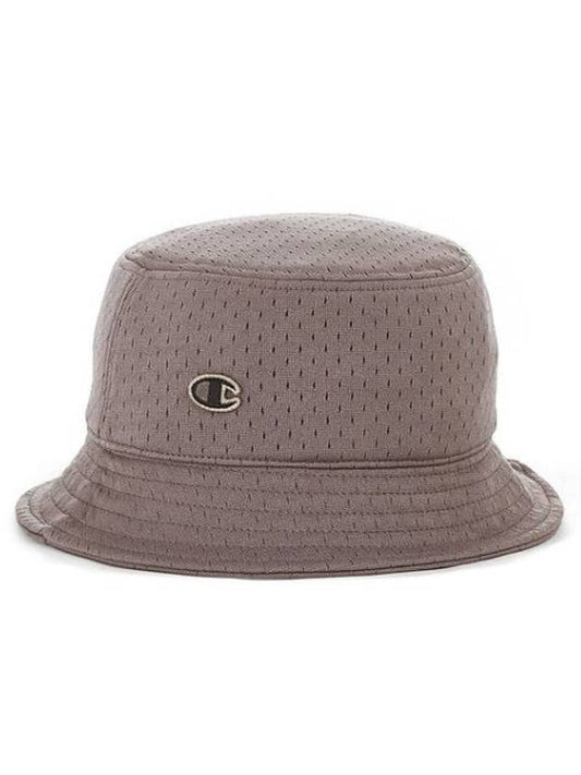 Mesh Logo Patch Bucket Hat Grey - RICK OWENS - BALAAN 2