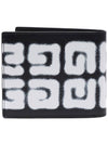 Graffiti Effect Logo Half Wallet Black - GIVENCHY - BALAAN 5