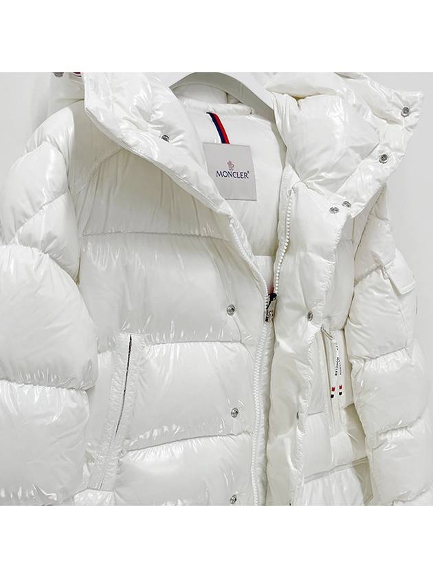 Men s Logo Patch CHIABLESE Down Padded Jacket White 1A00162 5963V 031 - MONCLER - BALAAN 7