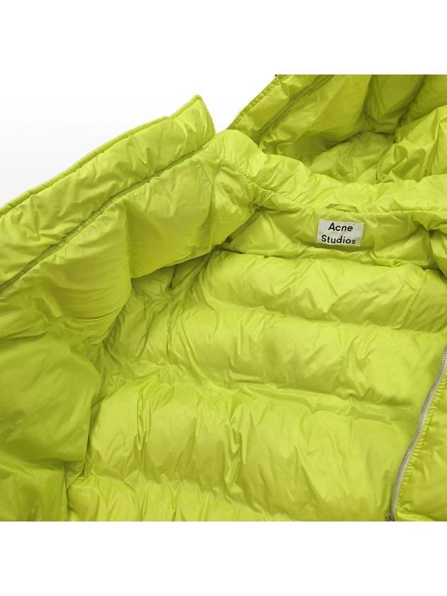 Acne Studios Down Parka Jacket Neon Yellow 55 66 - ACNE STUDIOS - BALAAN 7