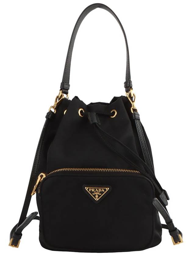 1BH038 Duet Pocono Re Nylon Bucket Cross Bag Department Store Warranty 33450 - PRADA - BALAAN 1