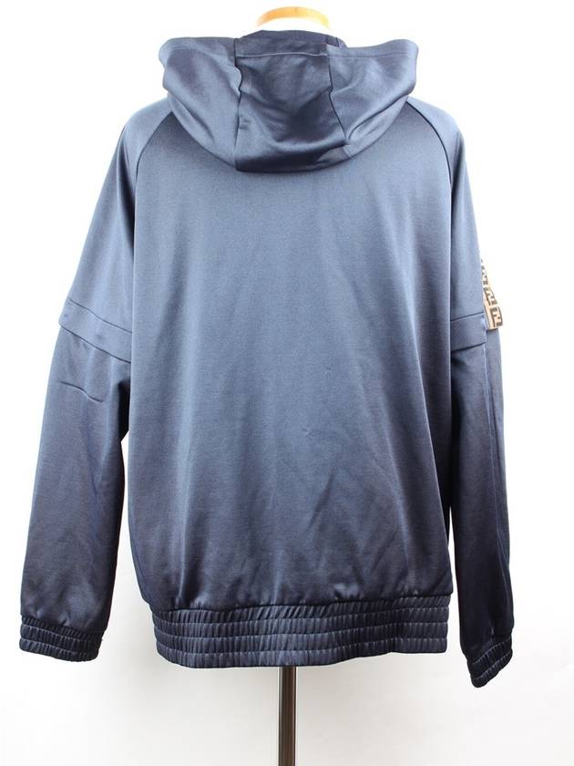 FF logo hooded jacket navy L - FENDI - BALAAN 5