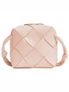 Cassette Intrecciato Mini Shoulder Bag Blush Pink - BOTTEGA VENETA - BALAAN 2