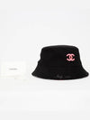 CC Logo Reversible Bucket Hat Black - CHANEL - BALAAN 3