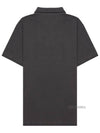 Wappen Cotton Short Sleeve Polo Shirt Charcoal - STONE ISLAND - BALAAN 3