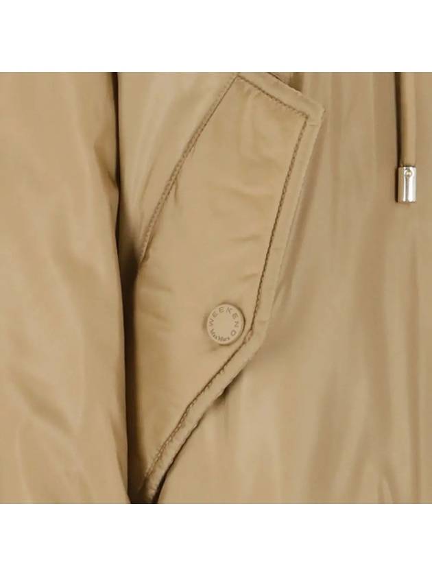 Arles Reversible Water Repellent Padding Camel - MAX MARA - BALAAN 4