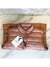 Liane Logo Patch Down Vest Light Pink - MONCLER - BALAAN 3