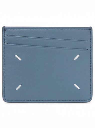 Stitch Diagonal Card Wallet Blue - MAISON MARGIELA - BALAAN 1