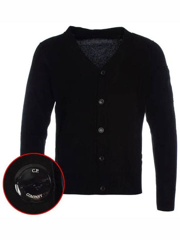 Lens Waffen Rams Wool Cardigan 15CMKN250A - CP COMPANY - BALAAN 1