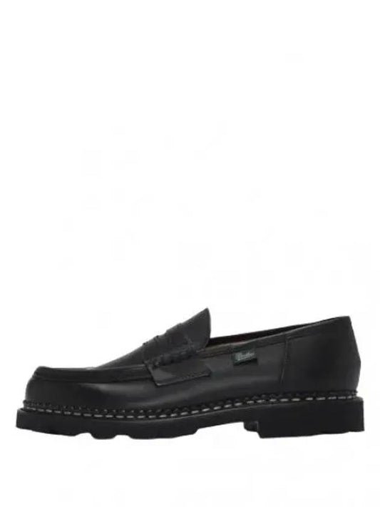 Rhames Black Loafers Men s Shoes - PARABOOT - BALAAN 1