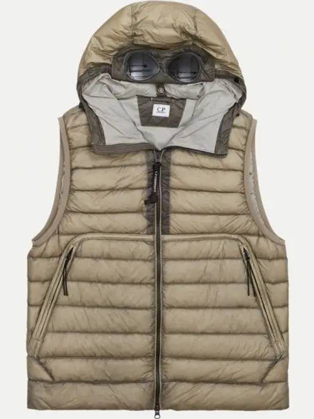 D.D. Shell Goggles Down Vest Beige - CP COMPANY - BALAAN 2