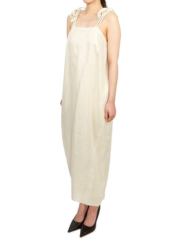 Senna Sleeveless Long Dress Ivory - MAX MARA - BALAAN 3