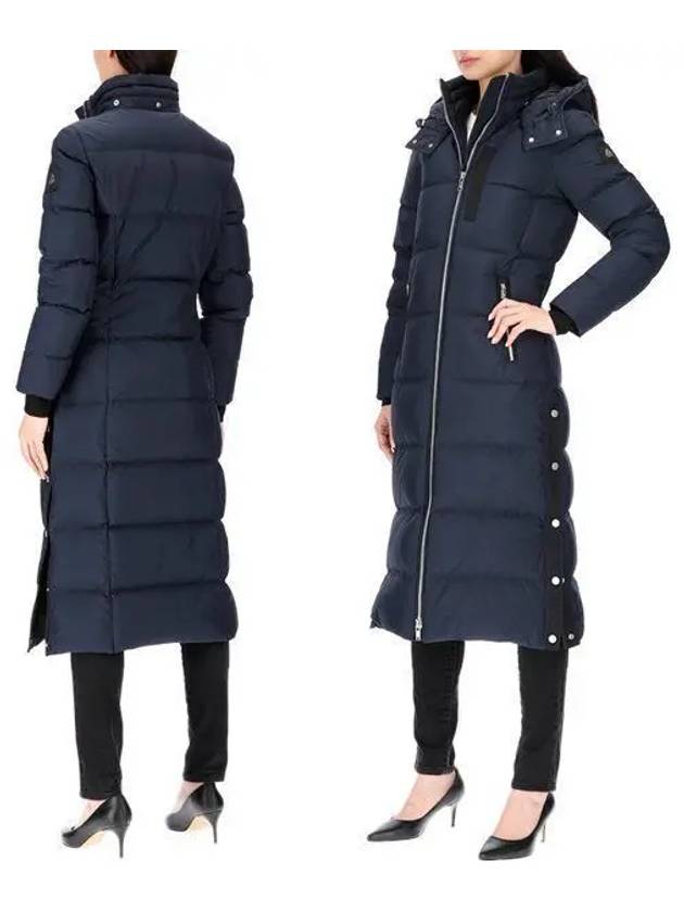 Jocada Slim Fit Long Down Parka Navy - MOOSE KNUCKLES - BALAAN 2