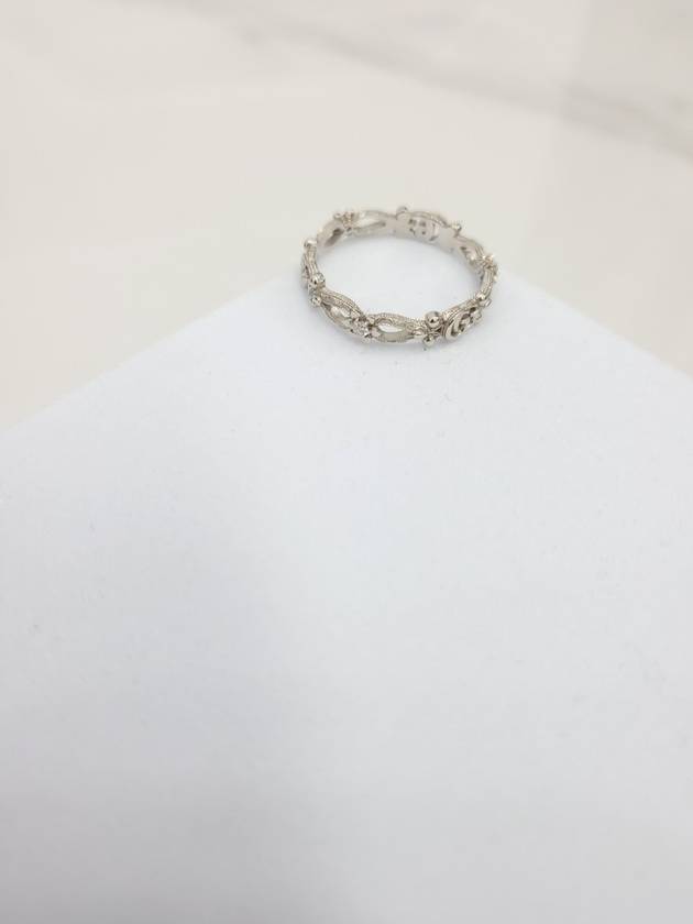 Flora 18k white gold ring No 18 - GUCCI - BALAAN 4