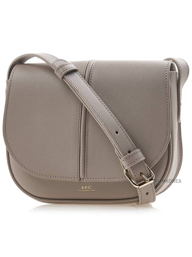 Betty Saffiano Cross Bag Grey - A.P.C. - BALAAN 3