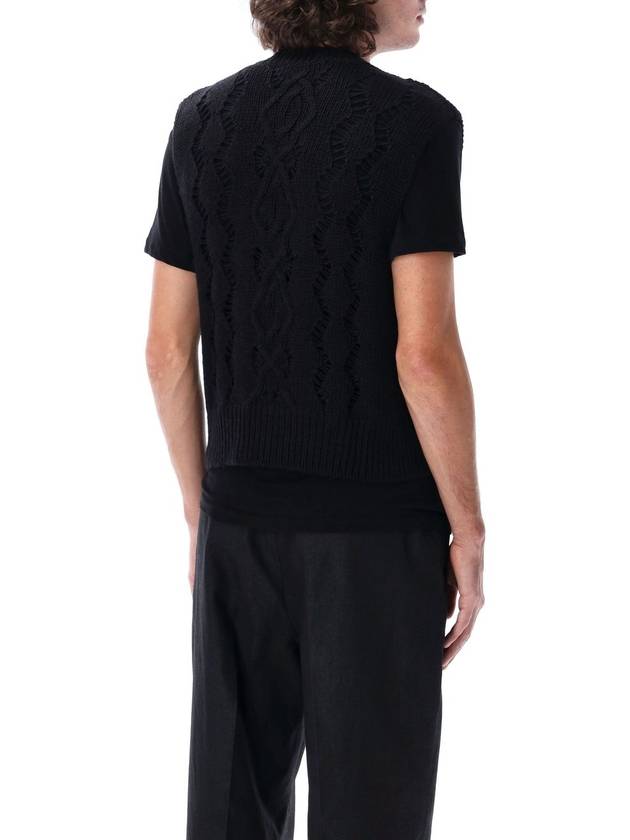 Cable Michigan Sleeveless Black - OUR LEGACY - BALAAN 3