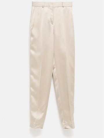 Fluid Satin Tapered Trousers - TOTEME - BALAAN 1