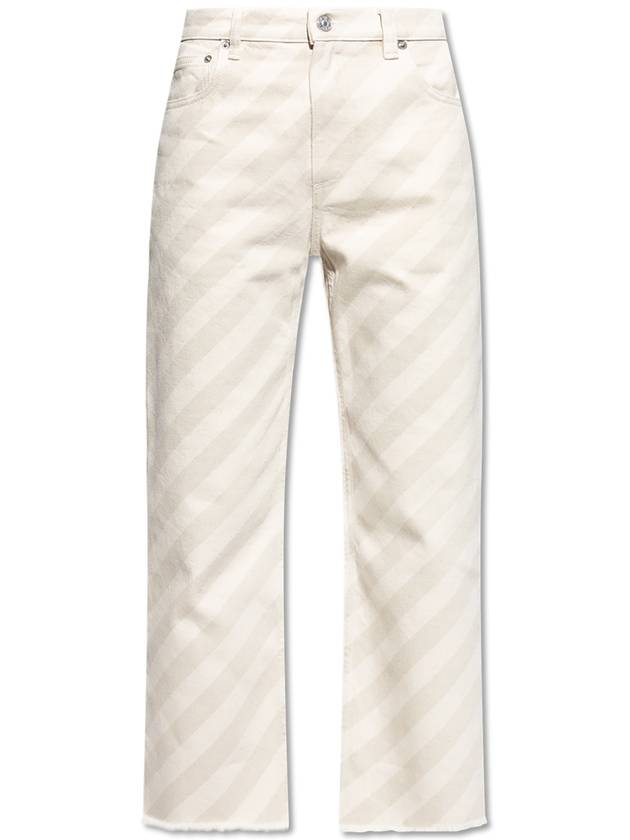 Marni Wide-leg Jeans, Women's, Cream - MARNI - BALAAN 1