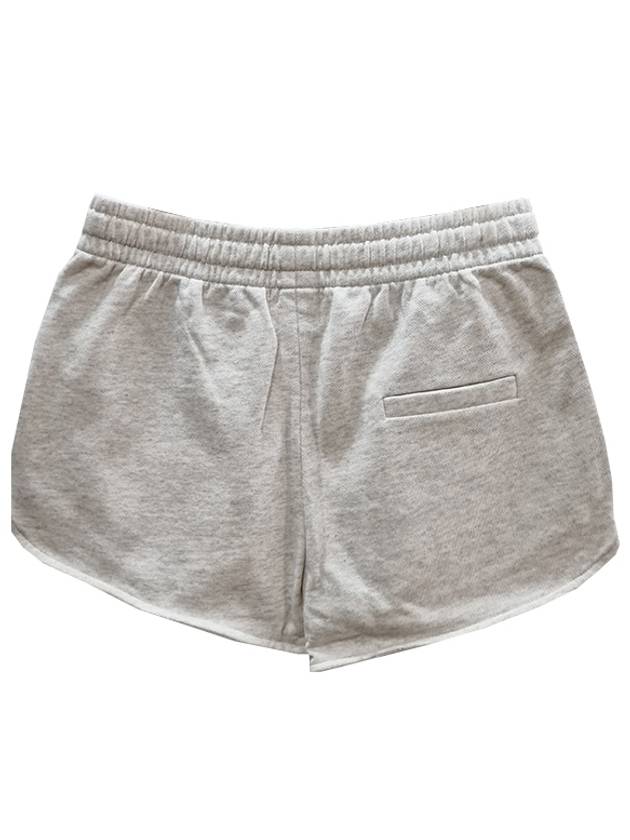 Mipha Logo Banding Shorts Ecru - ISABEL MARANT ETOILE - BALAAN.