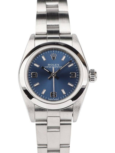 Rolex 76080 Oyster Perpetual 369 Blue Plate Women s Watch 34072 6 - ROLEX - BALAAN 1