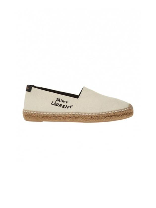 Logo Monogram Espadrilles Beige - SAINT LAURENT - BALAAN 2