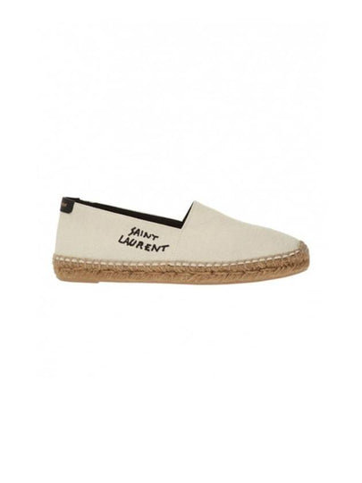 Logo Monogram Espadrilles Beige - SAINT LAURENT - BALAAN 2