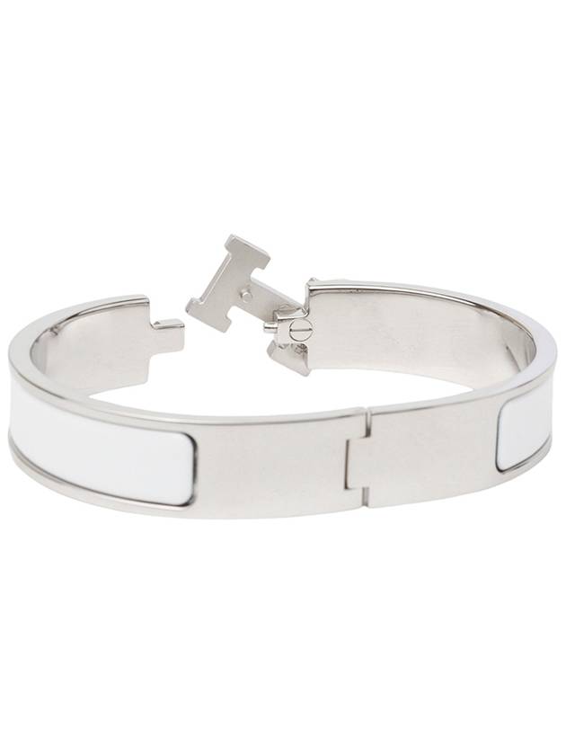 H700001 White Click Ash PM Bracelet 24 Hole Home Invoice 33104 - HERMES - BALAAN 5