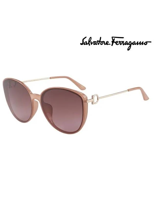 Eyewear Round Sunglasses Pink - SALVATORE FERRAGAMO - BALAAN 3