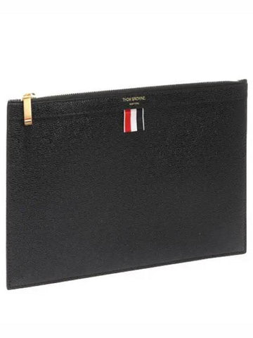 RWB Tab Pebble Grain Clutch Small Women Bag - THOM BROWNE - BALAAN 1