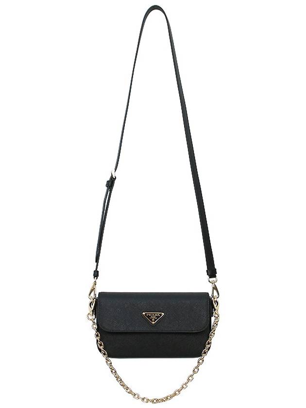 triangle logo saffiano mini bag 1BD356 NZV F0002 - PRADA - BALAAN 3