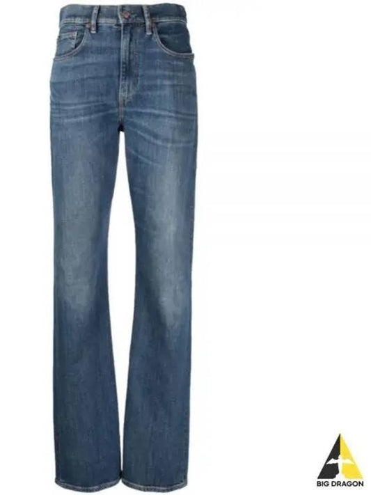 High Rise Straight Jeans Blue - POLO RALPH LAUREN - BALAAN 2