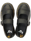 Addina Flower Buckle Leather Loafer Black - DR. MARTENS - BALAAN 3