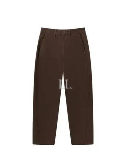 High Waist Straight Pants Brown - LEMAIRE - BALAAN 2