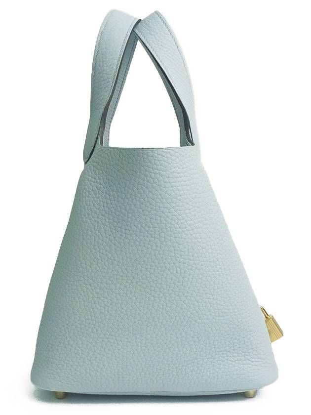 Picotin Lock 18 Tote Bag Blue Pale - HERMES - BALAAN 5