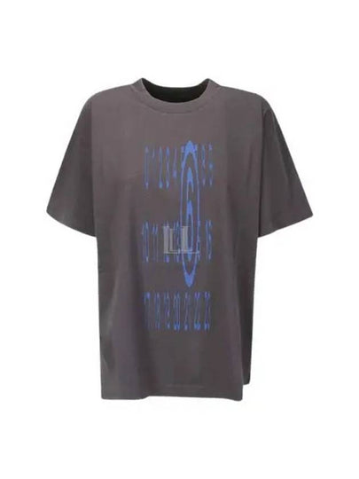 Woman's Number Logo Short Sleeve T-Shirt Dark Grey - MAISON MARGIELA - BALAAN 2