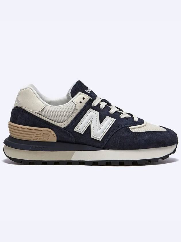 574 Legacy Low Top Sneakers Navy - NEW BALANCE - BALAAN 3