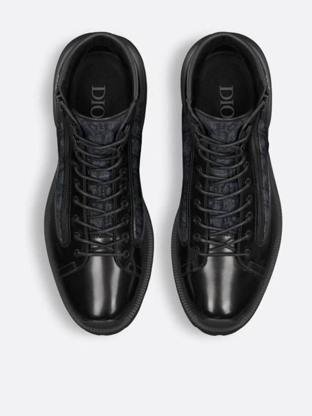 Combat Oblique Ankle Boots Black - DIOR - BALAAN 3