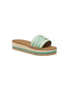 Dioriviera Dway Platform Slide Slippers Natural Aquamarina - DIOR - BALAAN 2